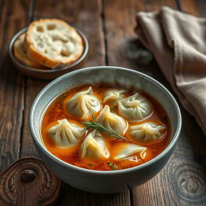 Dushbara - Dumpling Soup Recipe